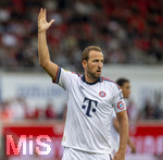 18.08.2026, Fussball Bundesliga 2026/2027, Testspiel, 1.FC Heidenheim - FC Bayern München, in der Voith-Arena Heidenheim, Harry Kane (FC Bayern München) h bt die Hand 