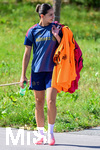 19.08.2026, München, Deutschland. Google Pixel Frauen-Bundesliga: Die FC Bayern Frauen absolvieren auf dem FC Bayern Campus eine Trainingseinheit vor dem Bundesliga-Saisonauftakt gegen den 1. FC Union Berlin. Kassandra Potsi (FC Bayern Frauen)