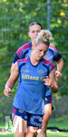19.08.2026, München, Deutschland. Google Pixel Frauen-Bundesliga: Die FC Bayern Frauen absolvieren auf dem FC Bayern Campus eine Trainingseinheit vor dem Bundesliga-Saisonauftakt gegen den 1. FC Union Berlin. Linda Dallmann (FC Bayern Frauen)