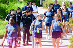 19.08.2026, München, Deutschland. Google Pixel Frauen-Bundesliga: Die FC Bayern Frauen absolvieren auf dem FC Bayern Campus eine Trainingseinheit vor dem Bundesliga-Saisonauftakt gegen den 1. FC Union Berlin. Giulia Gwinn (FC Bayern Frauen)