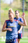 19.08.2026, München, Deutschland. Google Pixel Frauen-Bundesliga: Die FC Bayern Frauen absolvieren auf dem FC Bayern Campus eine Trainingseinheit vor dem Bundesliga-Saisonauftakt gegen den 1. FC Union Berlin. Linda Dallmann (FC Bayern Frauen)
