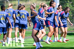19.08.2026, München, Deutschland. Google Pixel Frauen-Bundesliga: Die FC Bayern Frauen absolvieren auf dem FC Bayern Campus eine Trainingseinheit vor dem Bundesliga-Saisonauftakt gegen den 1. FC Union Berlin. Giulia Gwinn (FC Bayern Frauen)