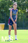 19.08.2026, München, Deutschland. Google Pixel Frauen-Bundesliga: Die FC Bayern Frauen absolvieren auf dem FC Bayern Campus eine Trainingseinheit vor dem Bundesliga-Saisonauftakt gegen den 1. FC Union Berlin. Giulia Gwinn (FC Bayern Frauen)
