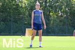 19.08.2026, München, Deutschland. Google Pixel Frauen-Bundesliga: Die FC Bayern Frauen absolvieren auf dem FC Bayern Campus eine Trainingseinheit vor dem Bundesliga-Saisonauftakt gegen den 1. FC Union Berlin. Giulia Gwinn (FC Bayern Frauen)