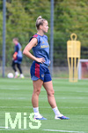 19.08.2026, München, Deutschland. Google Pixel Frauen-Bundesliga: Die FC Bayern Frauen absolvieren auf dem FC Bayern Campus eine Trainingseinheit vor dem Bundesliga-Saisonauftakt gegen den 1. FC Union Berlin. Giulia Gwinn (FC Bayern Frauen)