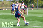 19.08.2026, München, Deutschland. Google Pixel Frauen-Bundesliga: Die FC Bayern Frauen absolvieren auf dem FC Bayern Campus eine Trainingseinheit vor dem Bundesliga-Saisonauftakt gegen den 1. FC Union Berlin. Giulia Gwinn (FC Bayern Frauen)