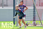 19.08.2026, München, Deutschland. Google Pixel Frauen-Bundesliga: Die FC Bayern Frauen absolvieren auf dem FC Bayern Campus eine Trainingseinheit vor dem Bundesliga-Saisonauftakt gegen den 1. FC Union Berlin. Regina van Eijk (FC Bayern Frauen)