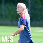 19.08.2026, München, Deutschland. Google Pixel Frauen-Bundesliga: Die FC Bayern Frauen absolvieren auf dem FC Bayern Campus eine Trainingseinheit vor dem Bundesliga-Saisonauftakt gegen den 1. FC Union Berlin. Pernille Harder (FC Bayern Frauen)