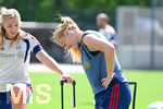 19.08.2026, München, Deutschland. Google Pixel Frauen-Bundesliga: Die FC Bayern Frauen absolvieren auf dem FC Bayern Campus eine Trainingseinheit vor dem Bundesliga-Saisonauftakt gegen den 1. FC Union Berlin. Glodis Perla Viggosdottir (FC Bayern Frauen)