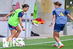 19.08.2026, München, Deutschland. Google Pixel Frauen-Bundesliga: Die FC Bayern Frauen absolvieren auf dem FC Bayern Campus eine Trainingseinheit vor dem Bundesliga-Saisonauftakt gegen den 1. FC Union Berlin. Arianna Caruso (FC Bayern Frauen)