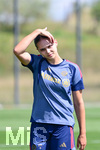 19.08.2026, München, Deutschland. Google Pixel Frauen-Bundesliga: Die FC Bayern Frauen absolvieren auf dem FC Bayern Campus eine Trainingseinheit vor dem Bundesliga-Saisonauftakt gegen den 1. FC Union Berlin. Kassandra Potsi (FC Bayern Frauen)