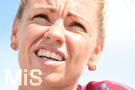 19.08.2026, München, Deutschland. Google Pixel Frauen-Bundesliga: Die FC Bayern Frauen absolvieren auf dem FC Bayern Campus eine Trainingseinheit vor dem Bundesliga-Saisonauftakt gegen den 1. FC Union Berlin. Linda Dallmann (FC Bayern Frauen)