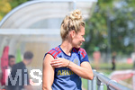 19.08.2026, München, Deutschland. Google Pixel Frauen-Bundesliga: Die FC Bayern Frauen absolvieren auf dem FC Bayern Campus eine Trainingseinheit vor dem Bundesliga-Saisonauftakt gegen den 1. FC Union Berlin. Linda Dallmann (FC Bayern Frauen)