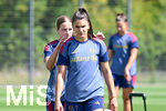 19.08.2026, München, Deutschland. Google Pixel Frauen-Bundesliga: Die FC Bayern Frauen absolvieren auf dem FC Bayern Campus eine Trainingseinheit vor dem Bundesliga-Saisonauftakt gegen den 1. FC Union Berlin. Jovana Damnjanovic (FC Bayern Frauen)