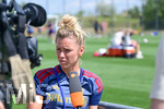 19.08.2026, München, Deutschland. Google Pixel Frauen-Bundesliga: Die FC Bayern Frauen absolvieren auf dem FC Bayern Campus eine Trainingseinheit vor dem Bundesliga-Saisonauftakt gegen den 1. FC Union Berlin. Linda Dallmann (FC Bayern Frauen)