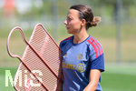 19.08.2026, München, Deutschland. Google Pixel Frauen-Bundesliga: Die FC Bayern Frauen absolvieren auf dem FC Bayern Campus eine Trainingseinheit vor dem Bundesliga-Saisonauftakt gegen den 1. FC Union Berlin. Arianna Caruso (FC Bayern Frauen)