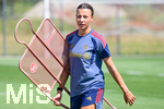 19.08.2026, München, Deutschland. Google Pixel Frauen-Bundesliga: Die FC Bayern Frauen absolvieren auf dem FC Bayern Campus eine Trainingseinheit vor dem Bundesliga-Saisonauftakt gegen den 1. FC Union Berlin. Arianna Caruso (FC Bayern Frauen)