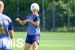 19.08.2026, München, Deutschland. Google Pixel Frauen-Bundesliga: Die FC Bayern Frauen absolvieren auf dem FC Bayern Campus eine Trainingseinheit vor dem Bundesliga-Saisonauftakt gegen den 1. FC Union Berlin. Kassandra Potsi (FC Bayern Frauen)