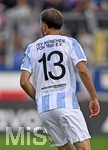 22.08.2026, Fussball DFB-Pokal 2026/27, 1.Runde, TSV 1860 München - Holstein Kiel, im Stadion an der Grünwalderstrasse in München, Sondertrikot - Münchner erinnern 



