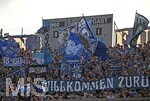 22.08.2026, Fussball DFB-Pokal 2026/27, 1.Runde, TSV 1860 München - Holstein Kiel, im Stadion an der Grünwalderstrasse in München, Die 60ger Fans - Willkommen 


