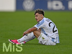 22.08.2026, Fussball DFB-Pokal 2026/27, 1.Runde, TSV 1860 München - Holstein Kiel, im Stadion an der Grünwalderstrasse in München, Mark Gevorgyan (1860 München) am Boden


