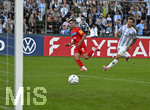 22.08.2026, Fussball DFB-Pokal 2026/27, 1.Runde, TSV 1860 München - Holstein Kiel, im Stadion an der Grünwalderstrasse in München, Guillermo Balzi (Holstein Kiel) trifft zum 0:2


