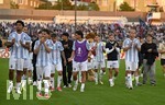 22.08.2026, Fussball DFB-Pokal 2026/27, 1.Runde, TSV 1860 München - Holstein Kiel, im Stadion an der Grünwalderstrasse in München, die 60ger Spieler sind nach dem Spiel enttäuscht.


