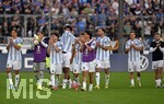 22.08.2026, Fussball DFB-Pokal 2026/27, 1.Runde, TSV 1860 München - Holstein Kiel, im Stadion an der Grünwalderstrasse in München, die 60ger Spieler sind nach dem Spiel enttäuscht.


