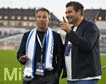 22.08.2026, Fussball DFB-Pokal 2026/27, 1.Runde, TSV 1860 München - Holstein Kiel, im Stadion an der Grünwalderstrasse in München, v.l. Präsident Gernot Mang (TSV 1860 München) und 


