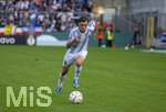 22.08.2026, Fussball DFB-Pokal 2026/27, 1.Runde, TSV 1860 München - Holstein Kiel, im Stadion an der Grünwalderstrasse in München, Emre Erdogan (TSV 1860 München) am Ball 