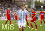 22.08.2026, Fussball DFB-Pokal 2026/27, 1.Runde, TSV 1860 München - Holstein Kiel, im Stadion an der Grünwalderstrasse in München, Florian Niederlechner (TSV 1860 München) 