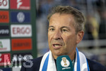 22.08.2026, Fussball DFB-Pokal 2026/27, 1.Runde, TSV 1860 München - Holstein Kiel, im Stadion an der Grünwalderstrasse in München, Präsident Gernot Mang (TSV 1860 München) nach dem Spiel gut gelaunt beim Interview.