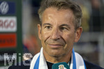 22.08.2026, Fussball DFB-Pokal 2026/27, 1.Runde, TSV 1860 München - Holstein Kiel, im Stadion an der Grünwalderstrasse in München, Präsident Gernot Mang (TSV 1860 München) nach dem Spiel gut gelaunt beim Interview.