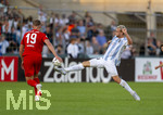 22.08.2026, Fussball DFB-Pokal 2026/27, 1.Runde, TSV 1860 München - Holstein Kiel, im Stadion an der Grünwalderstrasse in München, Lasse Faßmann (TSV 1860 München) streckt sich