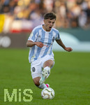 22.08.2026, Fussball DFB-Pokal 2026/27, 1.Runde, TSV 1860 München - Holstein Kiel, im Stadion an der Grünwalderstrasse in München, Mark Gevorgyan (1860 München) am Ball 