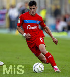 22.08.2026, Fussball DFB-Pokal 2026/27, 1.Runde, TSV 1860 München - Holstein Kiel, im Stadion an der Grünwalderstrasse in München, Guillermo Balzi (Holstein Kiel) am Ball 