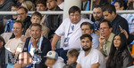 22.08.2026, Fussball DFB-Pokal 2026/27, 1.Runde, TSV 1860 München - Holstein Kiel, im Stadion an der Grünwalderstrasse in München, Tribüne, mitte: Präsident Gernot Mang (TSV 1860 München), re. oben: 1860-Aufsichtsratmitglied Nicolai Walch, Sebastian Seeböck (1860 München)
