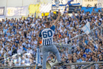 22.08.2026, Fussball DFB-Pokal 2026/27, 1.Runde, TSV 1860 München - Holstein Kiel, im Stadion an der Grünwalderstrasse in München, Löwenfans feiern 