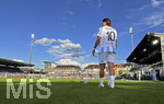 22.08.2026, Fussball DFB-Pokal 2026/27, 1.Runde, TSV 1860 München - Holstein Kiel, im Stadion an der Grünwalderstrasse in München, Tunay Deniz (TSV 1860 München) beim Eckball.