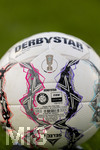 22.08.2026, Fussball DFB-Pokal 2026/27, 1.Runde, TSV 1860 München - Holstein Kiel, im Stadion an der Grünwalderstrasse in München, Der Spielball von Derbystar für die DFB-Pokalrunde der Männer. 