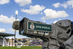 22.08.2026, Fussball DFB-Pokal 2026/27, 1.Runde, TSV 1860 München - Holstein Kiel, im Stadion an der Grünwalderstrasse in München, TV-Kamera am Spielfeldrand.
