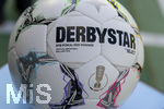 22.08.2026, Fussball DFB-Pokal 2026/27, 1.Runde, TSV 1860 München - Holstein Kiel, im Stadion an der Grünwalderstrasse in München, Der Spielball von Derbystar für die DFB-Pokalrunde der Männer. 