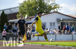 23.08.2026, Fussball Bezirksliga Schwaben Süd 2026/27, 6.Spieltag, FC Bad Wörishofen - FC Thalhofen, im Stadion Bad Wörishofen. Kevin Volland (Thalhofen) tritt einen Eckball. 
