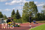 23.08.2026, Fussball Bezirksliga Schwaben Süd 2026/27, 6.Spieltag, FC Bad Wörishofen - FC Thalhofen, im Stadion Bad Wörishofen. Live-Internet-Übertragung: die Veo Cam 3 auf dem Hochstativ am Spielfeldrand zeichnet das Spiel automatisch auf. Mit der integrierten KI-gestützten Follow-Cam-Technologie folgt die Veo Cam automatisch dem Geschehen auf dem Spielfeld, um das bekannte TV-Übertragungserlebnis zu erzeugen,