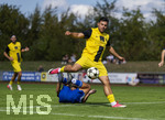 23.08.2026, Fussball Bezirksliga Schwaben Süd 2026/27, 6.Spieltag, FC Bad Wörishofen - FC Thalhofen, im Stadion Bad Wörishofen. Kevin Volland (Thalhofen) im Zweikampf
