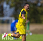 23.08.2026, Fussball Bezirksliga Schwaben Süd 2026/27, 6.Spieltag, FC Bad Wörishofen - FC Thalhofen, im Stadion Bad Wörishofen. Torjubel Kevin Volland (Thalhofen), 