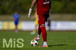23.08.2026, Fussball Bezirksliga Schwaben Süd 2026/27, 6.Spieltag, FC Bad Wörishofen - FC Thalhofen, im Stadion Bad Wörishofen. Torwart Sebastian Hollenzer (Bad Wörishofen) hat den Ball. 