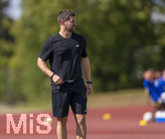 23.08.2026, Fussball Bezirksliga Schwaben Süd 2026/27, 6.Spieltag, FC Bad Wörishofen - FC Thalhofen, im Stadion Bad Wörishofen. Trainer Tobias Hänsle (FC Thalhofen).