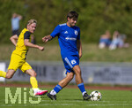 23.08.2026, Fussball Bezirksliga Schwaben Süd 2026/27, 6.Spieltag, FC Bad Wörishofen - FC Thalhofen, im Stadion Bad Wörishofen. Dennis Schießl (BAd Wörishofen) am Ball 