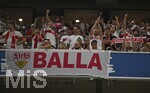 28.08.2026, Fussball Bundesliga 2026/2027, 1.Spieltag, FC Bayern München - VfB Stuttgart, in der Allianz-Arena München,   Stuttgart Fans


